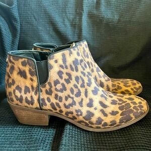 Circus by Sam Edelman  Leopard low boot Size 7.5